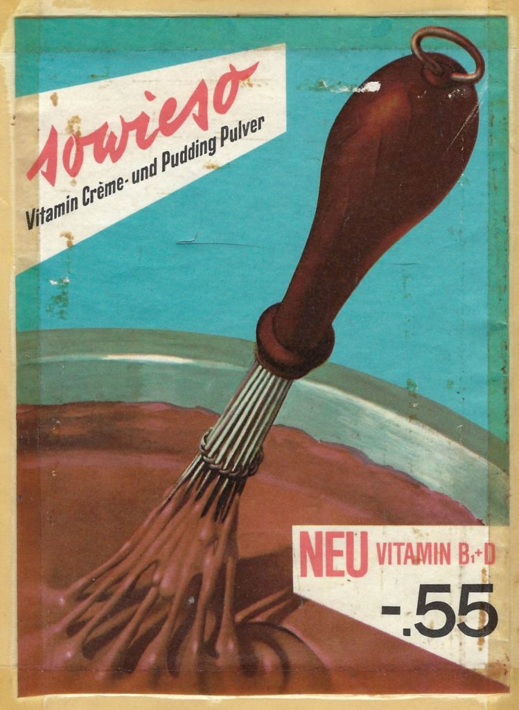 sowieso Schokoladen Creme 1957
